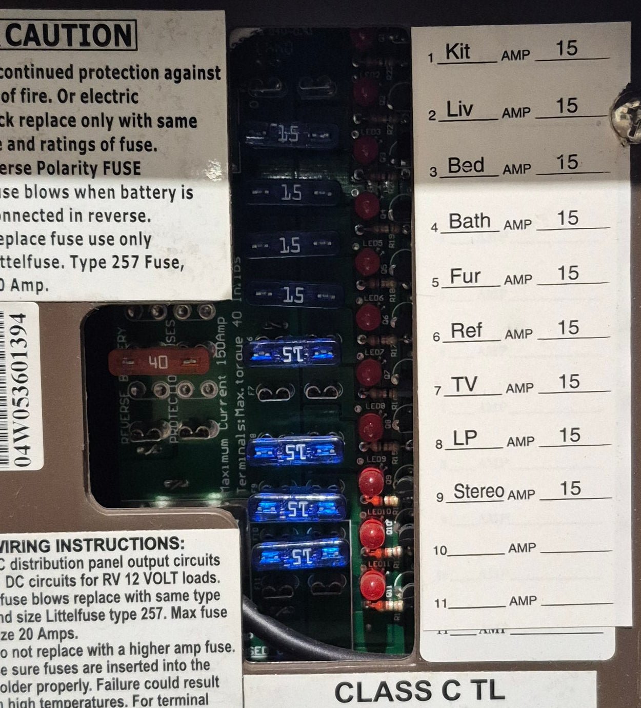 Used WFCO 35 AMP Converter WF-8935AN